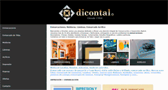 Desktop Screenshot of dicontal.cl