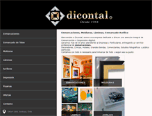 Tablet Screenshot of dicontal.cl